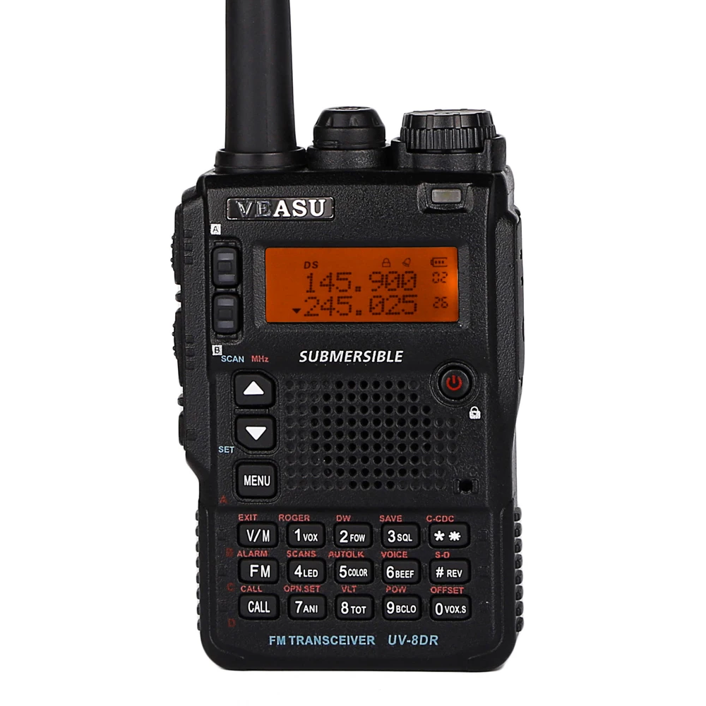 TopSale Best seller Quad band ham two way radio hf transceiver Long Talking Distance UV-8DR digital walkie talkie,yaesu UV 8dr