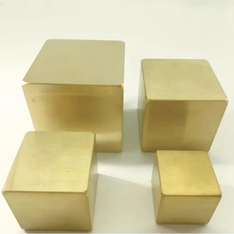 Brass Cubes 10mm 20mm 25mm 30mm 40mm 50mm 60mm