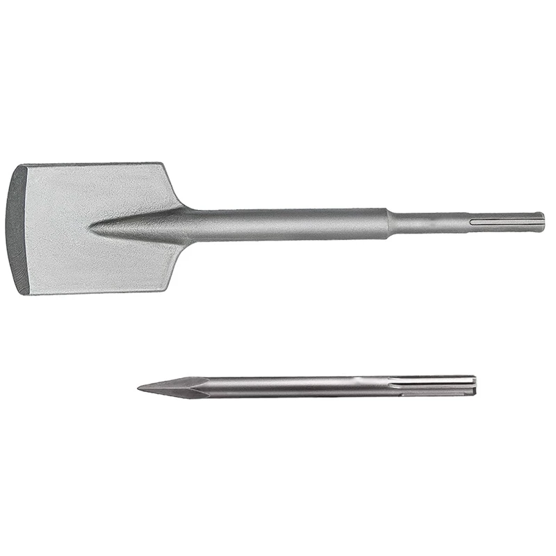 جود كلاي بأسمائها الحقيقية، 19.6 × 4.3 بوصة SDS-Max Shank، لقمة ثقب الصلب 40Cr للخنادق والحفر لقمة مجرفة للحصى وتجميد التربة