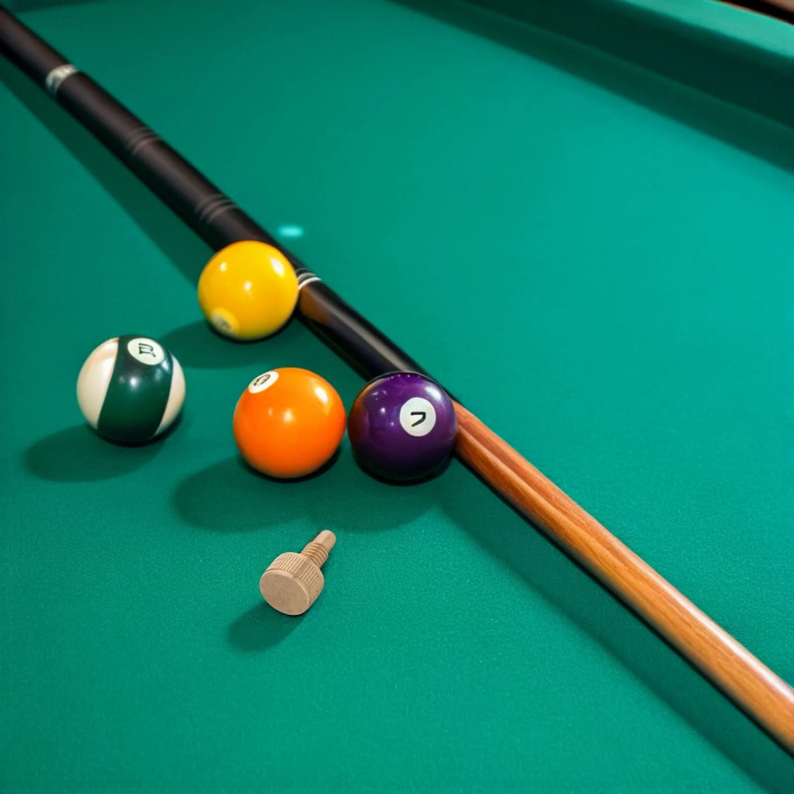 

Pool Cue Brass Weight Screw Bottom Plug Replacement Billiard Cue Accessories Enhanced Balance Stability for Stick Performance