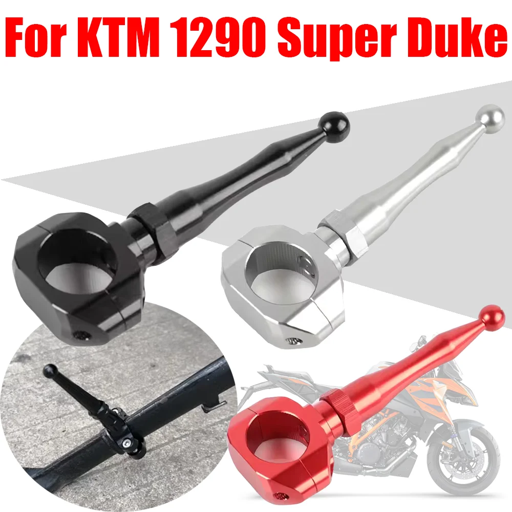 

For KTM 1290 Super DUKE GT R Superduke 1290R Accessories Kickstand Side Stand Support Assist Anti-kicking Extension Assistant