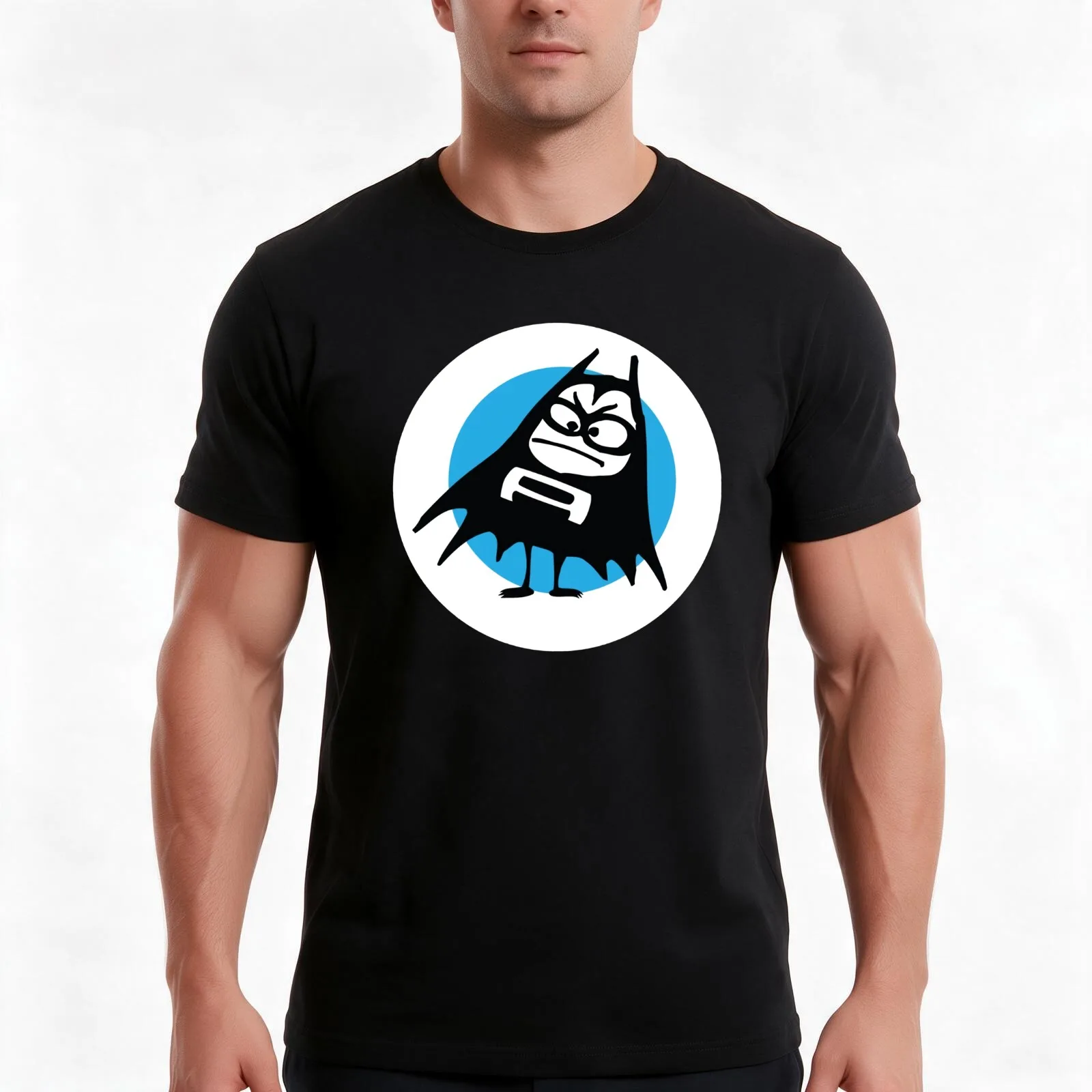 The Aquabats Merch Classic Bat Tee Strong Sweater T-Shirt, Summer Casual Cotton Tee, Oversized Streetwear Tops, Unisex Men Women