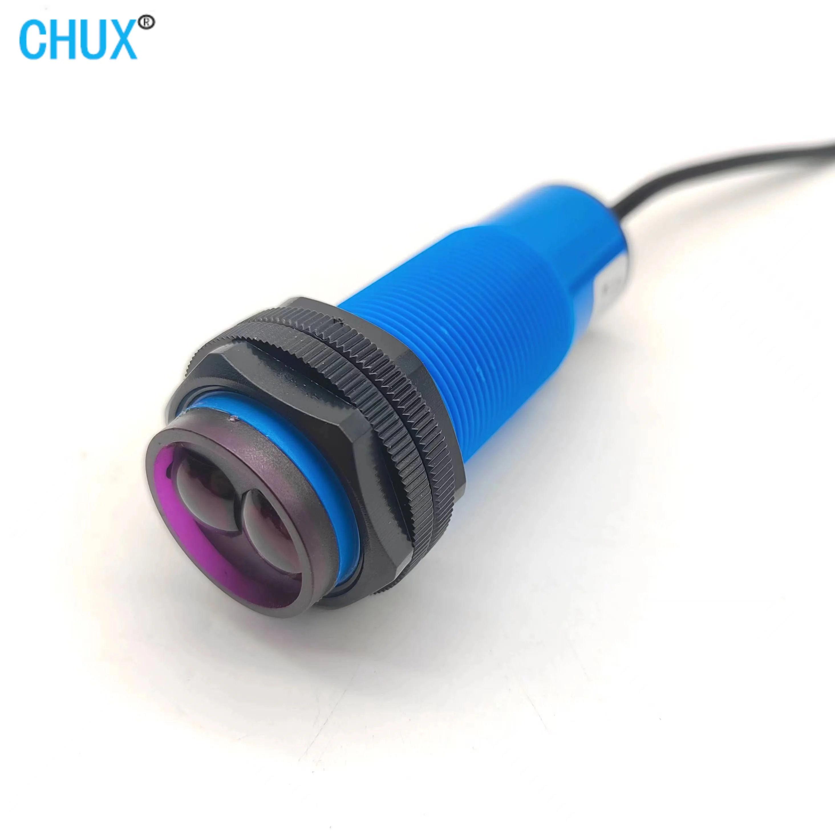 

CHUX M30 Diffuse Type Photoelectric Sensor Switch NPN PNP NO/NC 3 Wires 100cm Adjust Distance Infrared Photocell Sensors