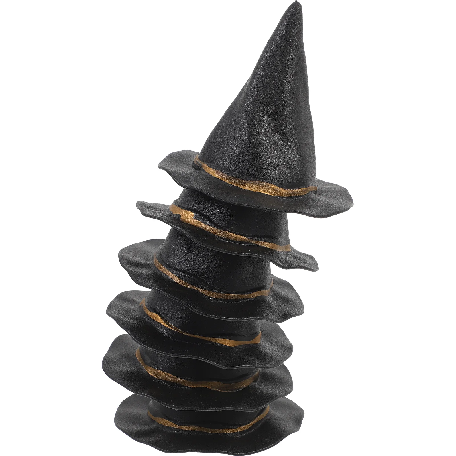 

6Pcs Hat Bottle Toppers Reusable Plastic Halloween Wine Bottle Cap Covers Party DIY Decoration Hats