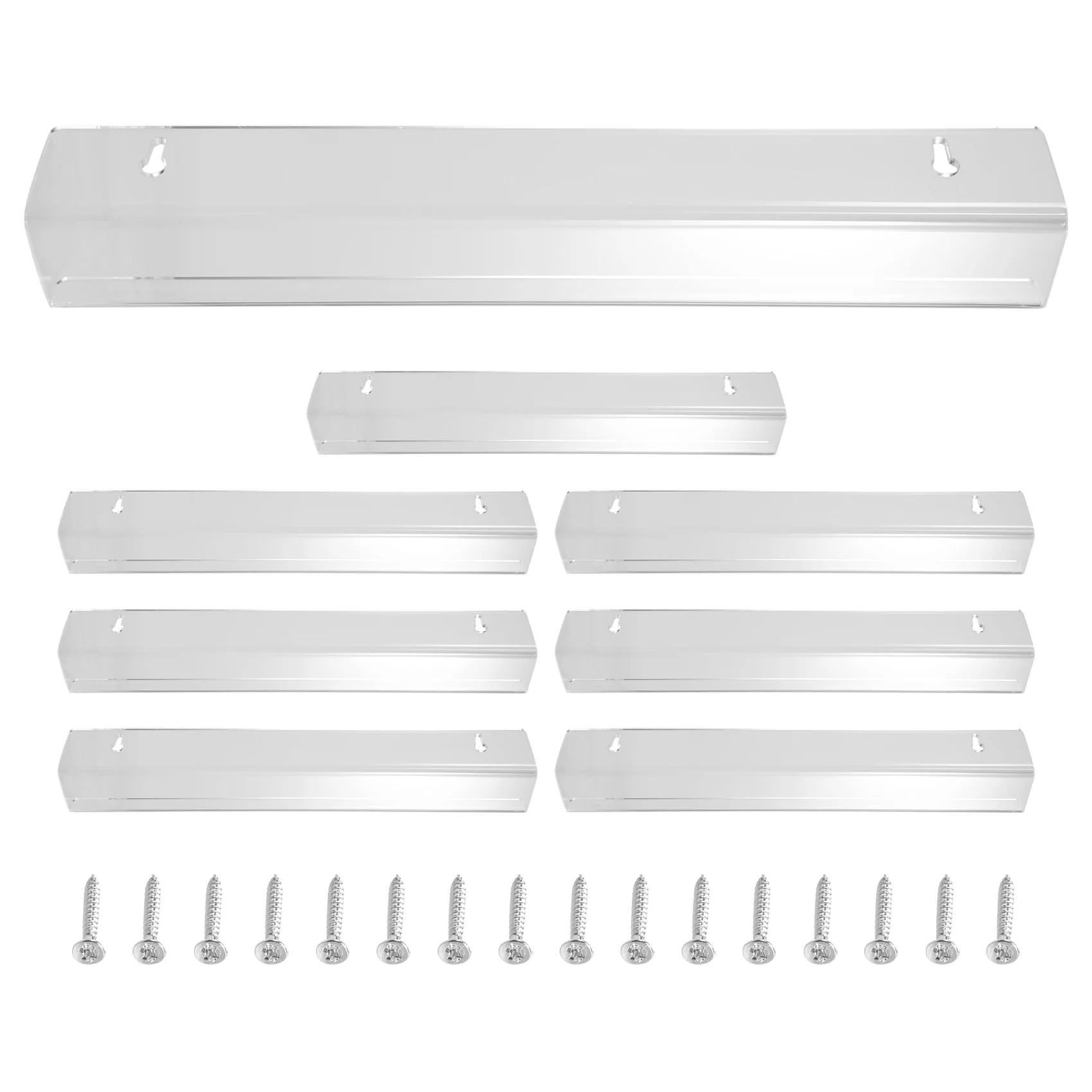 BUONO supporto per registrazioni da parete, confezione da 8 ripiani per dischi in vinile, supporto per album in acrilico, visualizzazione dell'ascolto/libro quotidiano del tuo LP