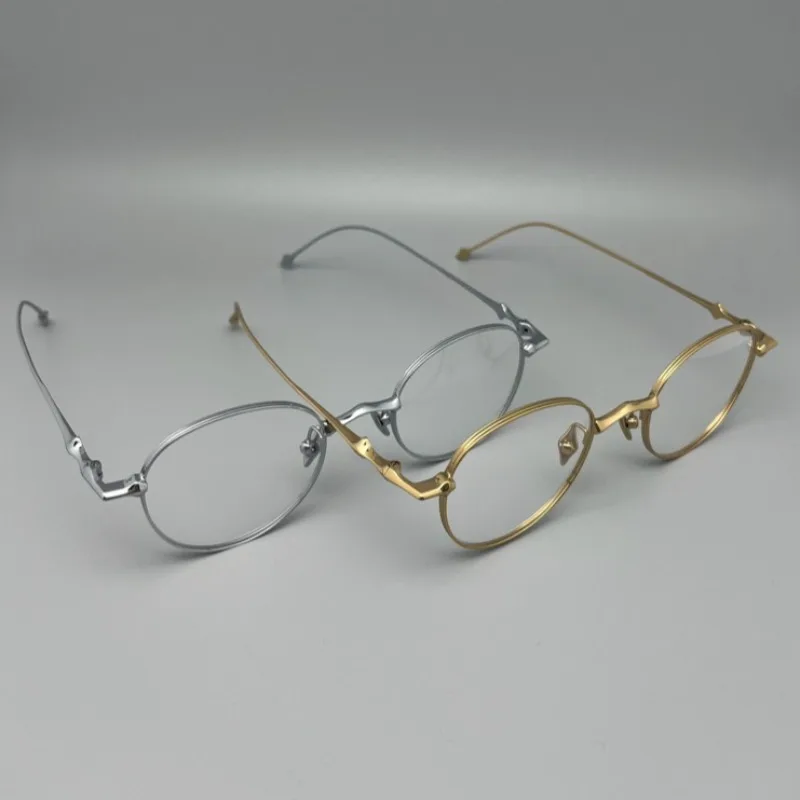 

2025 New Korean Fashion Eyewear Retro Titanium Round GM Glasses Comfortable Optical Prescription Eyeglasses Frame For Men Women