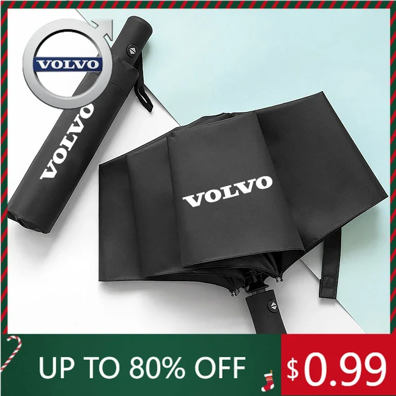 

Эмблемы для салона автомобиля, аксессуары для автомобиля, складной зонт, портативный для Volvo Xc60 Xc90 V40 V60 S60 V50 V90 S80 C40 XC40 V70 XC70 C30