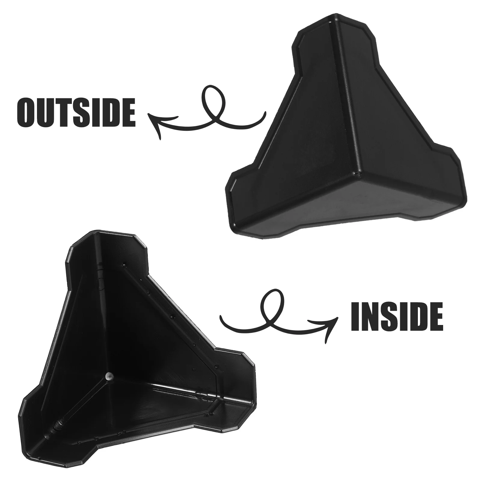 100Pcs Small Corner Guard for Carton Packing Plastic Protectors Furniture Packaging Edge Protection Portable and Lightweight