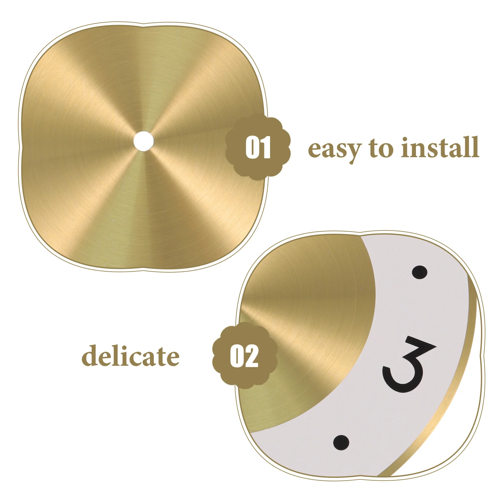 

Replacement Round Plastic Dial Plate For Diy Wall Durable Numeral Clock Dial For Diy Accessory Clock Part