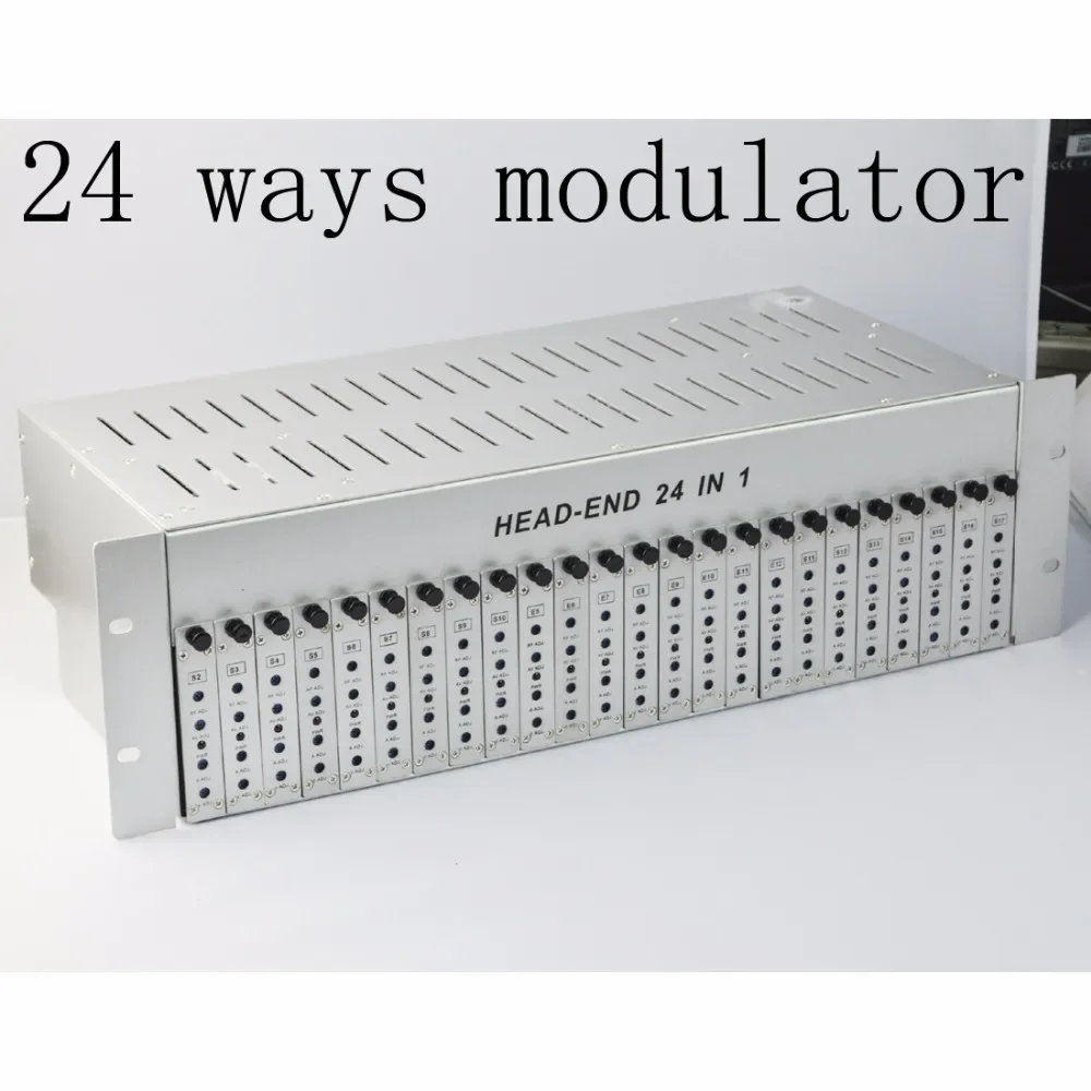 

SK-24M 24 in 1 catv headend adjacent modulator CATV modulator for hotel/school/dormitory RF catv modulator