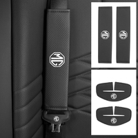 Car Seat Shoulder Pad Seat Belt Buckle Protector Cover Accessories For Morris Garages MG 3 5 6 7 HS ZS GS Hector TF GT ZR RX5