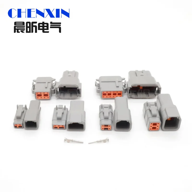 

DTM connectors For Deutsch DTM06-2S 3S 4S 6S 8S/DTM04-2P 3P 4P 6P 8P 12P Male Female Waterproof Connector Automotive Sealed Plug