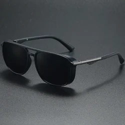 Steampunk Polarized Sunglasses For Men Women Vintage Square Punk Sun glasses Shades Eyewear UV400 Oculos De Sol
