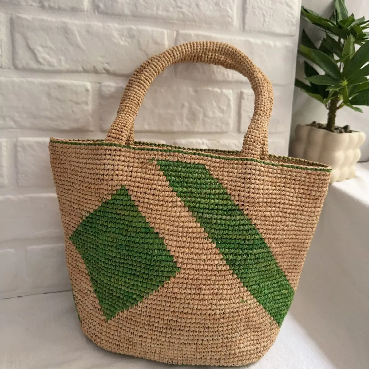 

Summer Raffia Tote Women Bag Small Woven Straw Bags for Women Handbags Bohemian Travel Beach Bag Shoulder Bags NEW Shipping Tote