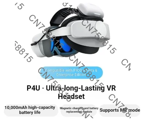 For PICO 4 Ultra Power Bank Accessories, Improve Comfort, For borOVR Magnetic Battery P4u Upgraded Headband