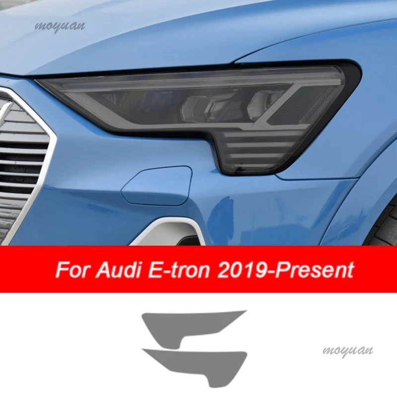 Car Headlights Tint Smoked Black Protective Film TPU Sticker For Audi A3 8V A4 B8 B9 A5 A6 C8 A7 A8 D4 TT E-tron R8 Accessories
