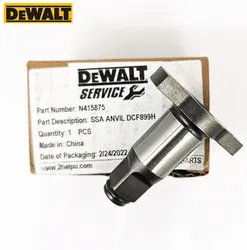 19MM DCF899 kowadło montaż N415875 19mm do obsługi DEWALT DCF899B DCF899M1 DCF899P1 DCF899P2 DCF899HB DCF899HP2 DCF899H