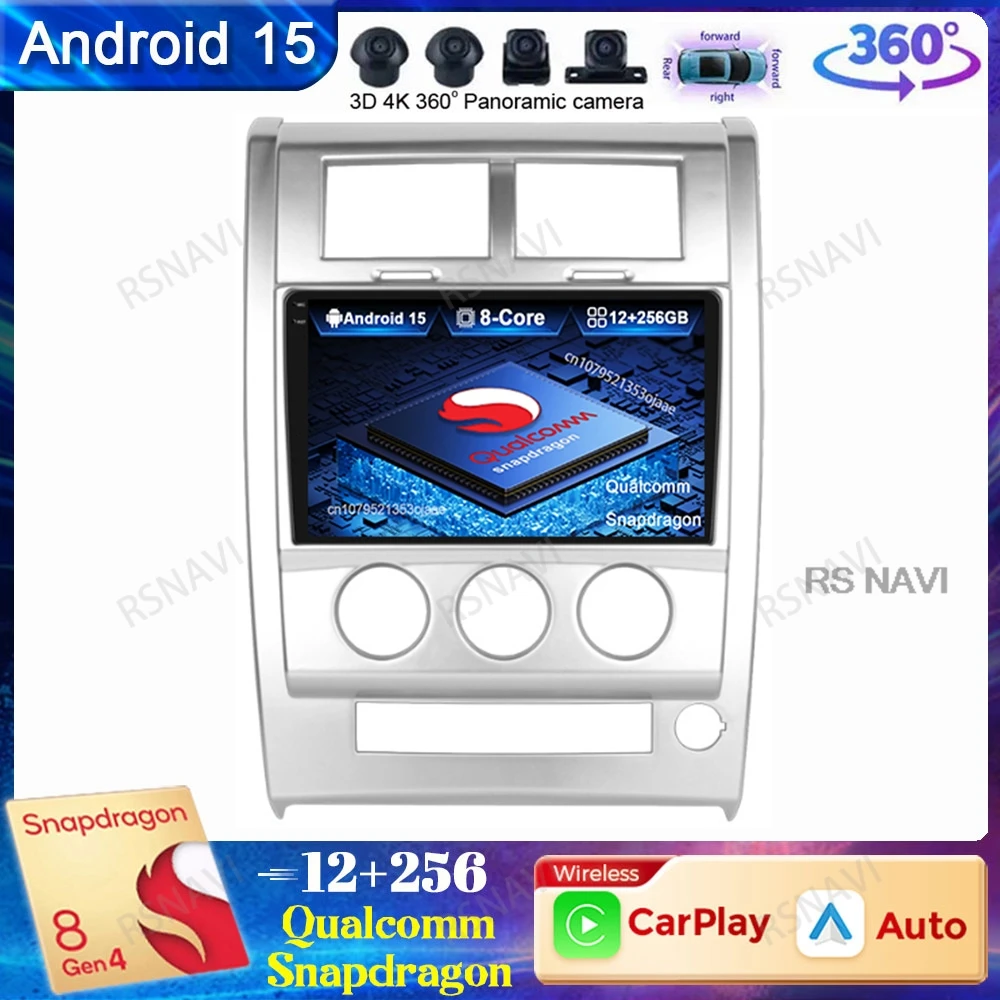

Android 15 Car Radio For Jeep Cherokee Liberty KK 2007 - 2012 Stereo Multimedia DVD Autoradio Head Unit Viedo Player Qualcomm BT