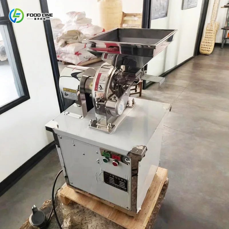 

Dry Food Powder Making Machine Stainless Steel Electric Grain Mill Grinder Stone Ground Flour Milling Machine