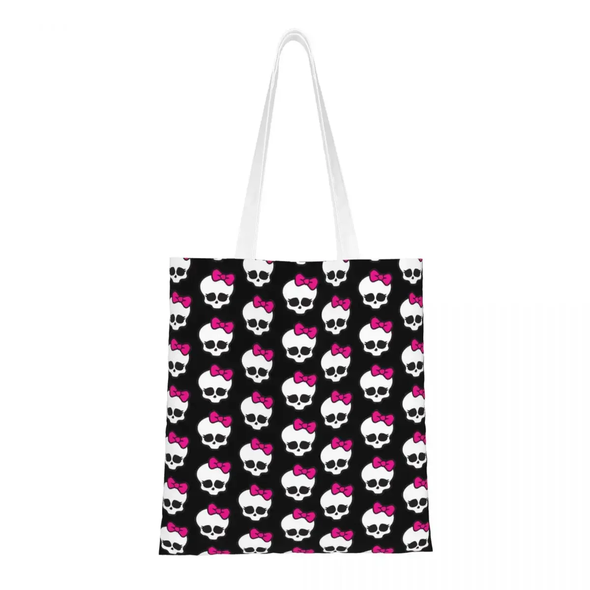 

High Anime Canvas Tote Bag Reusable Unique Design Shopping Bag for Unisex