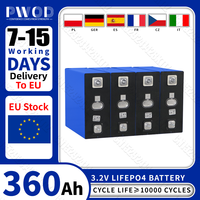 PWOD Grade A 360AH Lifepo4 Battery 3.2V 10000 Cycles DIY 12V 24V RechargeableLithium iron phosphate Cell For Camping Golf Cart