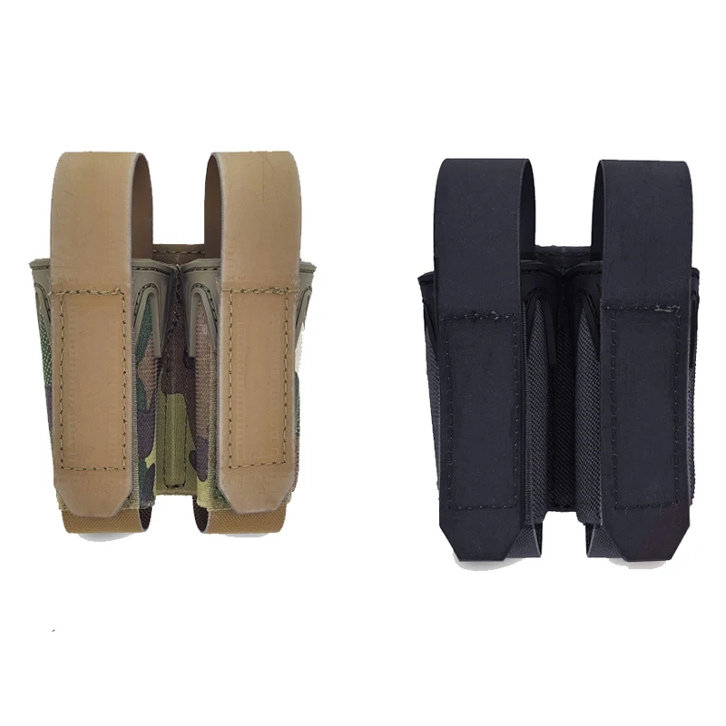 

Airsoft 9mm Mag Pouch Tactical Double Magazine Pouch Hunting Quick Release MOLLE Bag Plate Carrier Holster Gear