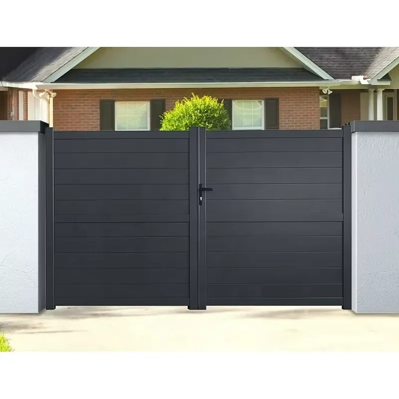 Custom Size Designs Outdoor Aluminum Automatic House Main Driveway Sliding Gate
