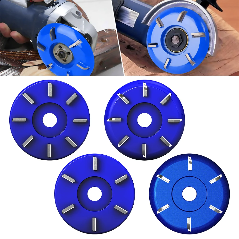 

90mm Wood Carving Disc 16mm Bore Angle Grinder Disc for Wood Grinding Tea Tray Carving Polishing Woodworking Milling Cutter Tool