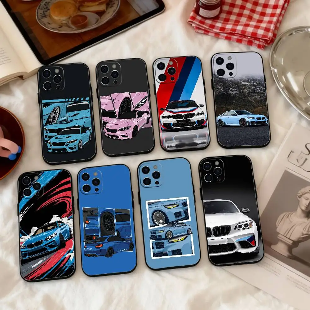 

High-Performance Sports Car M2 Phone Case Silicone Soft For IPhone 17 16 15 14 13 12 11 X XR Plus Pro Max Plus