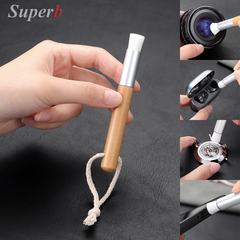 1/3PCS Uhr Reinigung Pinsel Uhr Kleine Teile Uhrwerk Glasfaser Messing Stahl Pinsel Reinigung Pinsel für uhrmacher Werkzeuge