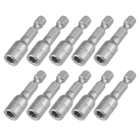 10pcs 6mm Hex Sockets Nut Driver 1/4\