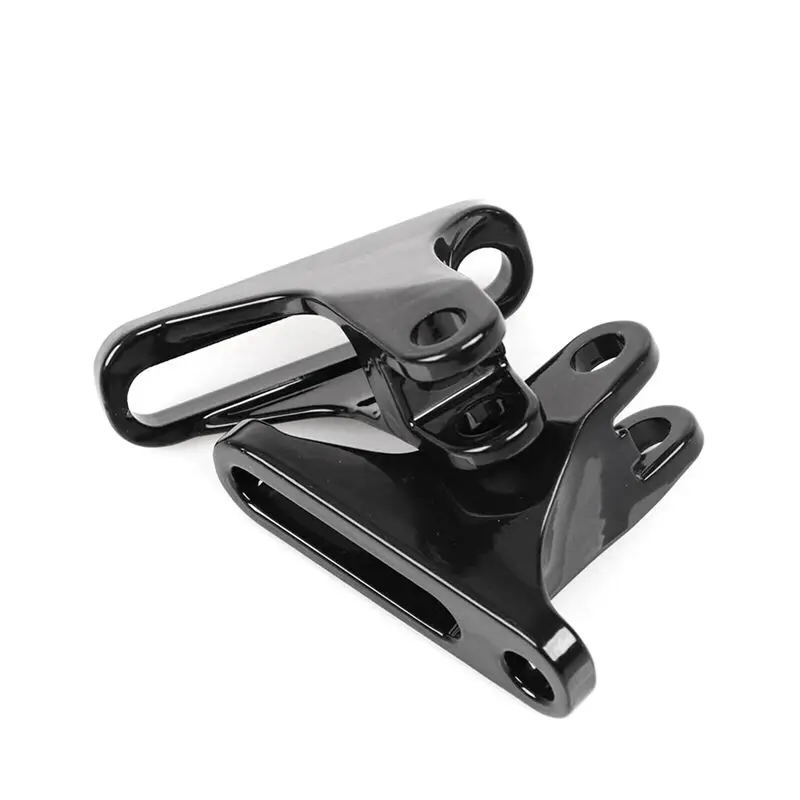Stablize 2X Black Rear Passenger Footpeg Mini Mount For Electra Street Road Glide 93-