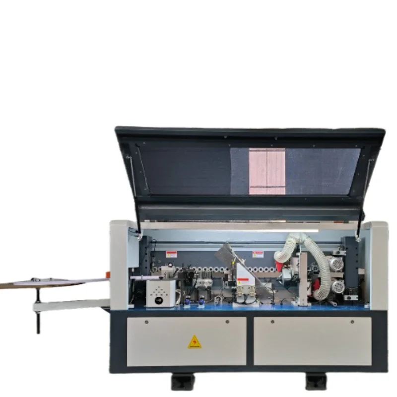 Automatic woodworking edge banding machine trimming, cutting and polishing PVC wood edge banding machine