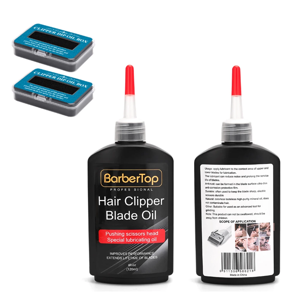 

Lubricating Clipper Oil Box For Hair Blade Oil Blade Rust Prevention Protection Repair Electric Push Barbershop Oil Storage Box