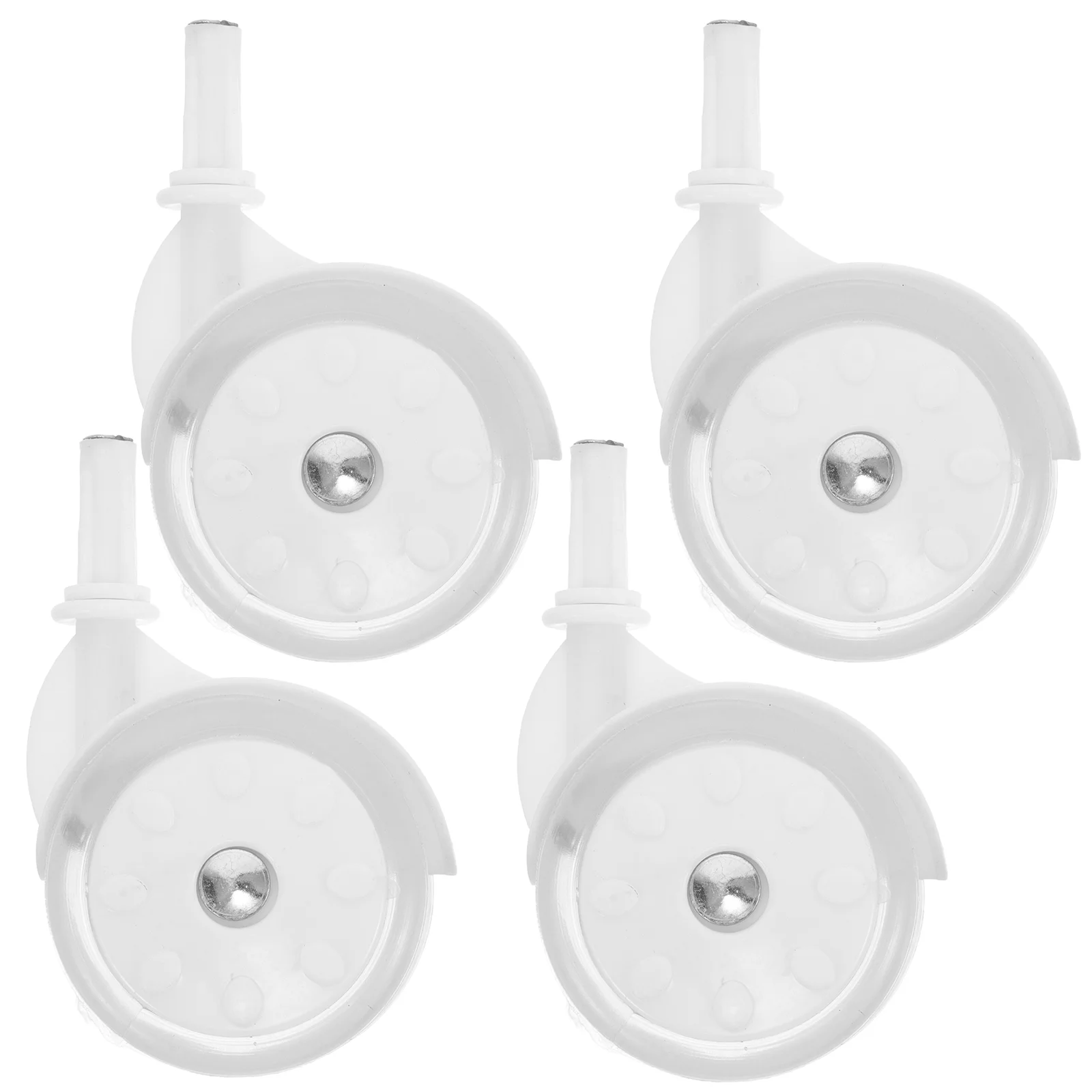 4 Pcs Baby Walker Wheels Accessories Casters Stroller Mosquito Net Cabinet Bob Replacement Plastic Tire Rear Heavy Duty