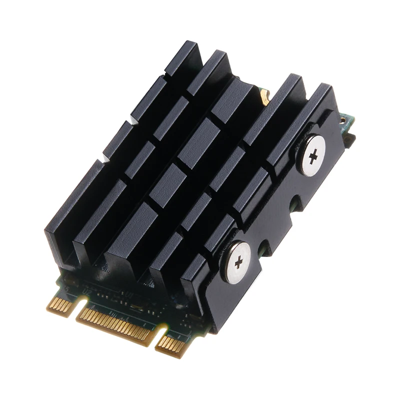 FinalCool IceSoul 01 M.2 2242-2230 SSD-Kühlkörper, doppelseitiger Kühlkörper, mit thermischem Silikonpad für PC/PS5 M.2 NVMe SSD
