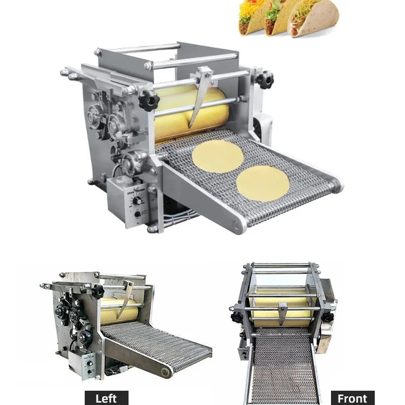 

Full Automatic Industrial Mexican Tortilla Maker Corn Flour Press Bread Grain Product Taco Roti Machine for Tortilla Production