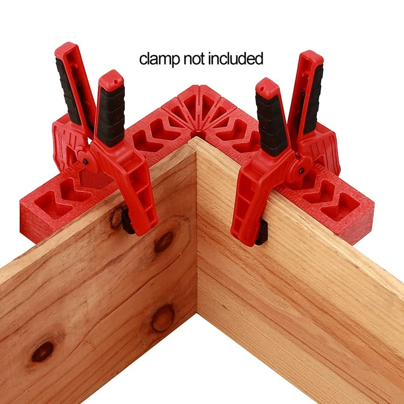 8 PCS 4 Inch 90 Degree Positioning Squares, Right Angle Clamps Woodworking Carpenter Corner Clamping Square Tool CNIM Hot