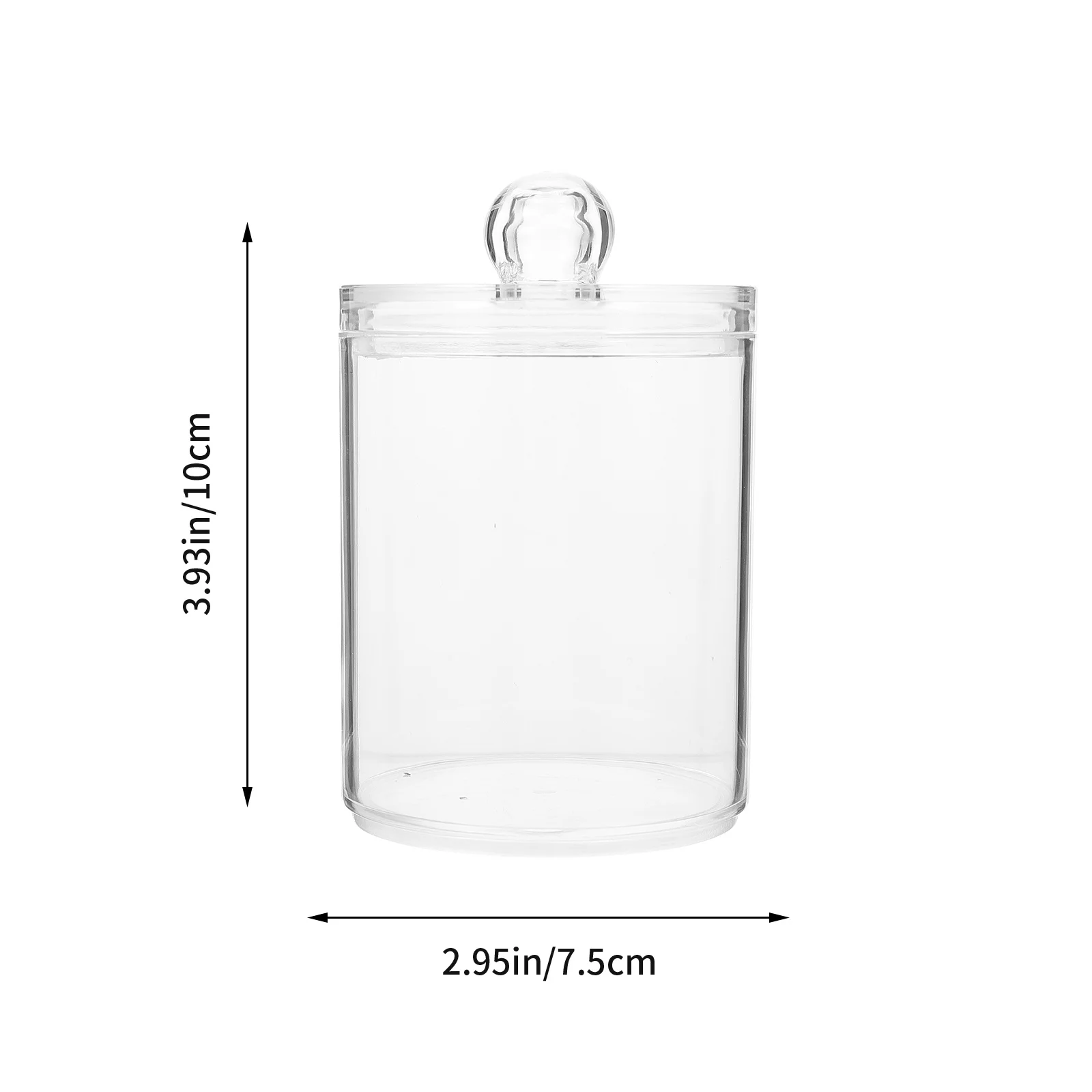 صندوق تخزين قطني مزيل المكياج بسعة كبيرة لأدوات تزيين الأظافر ومجوهرات الرموش وسادات قطنية وأحمر الشفاه والحمام #4