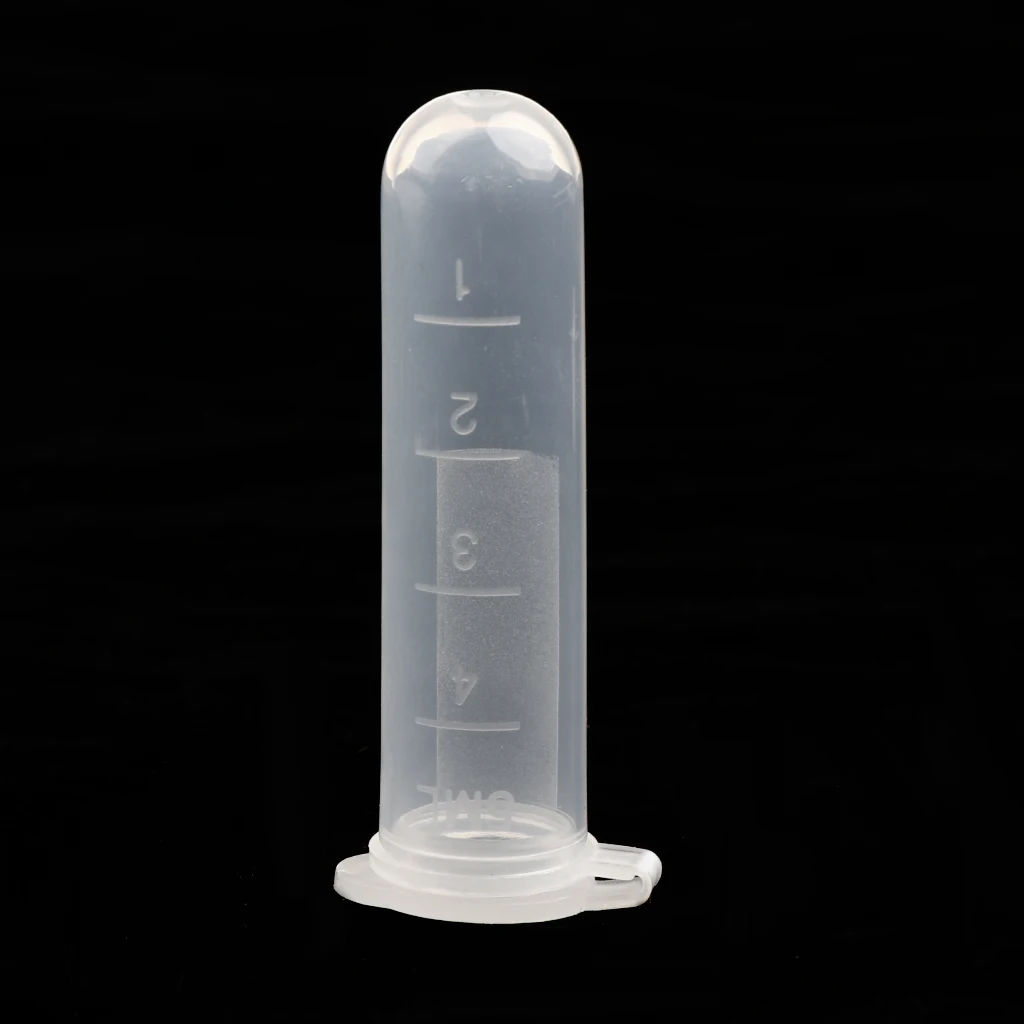 実験用マイクロ遠心管-5ml-比量管-透明サンプルバイアル（実験および分析用）