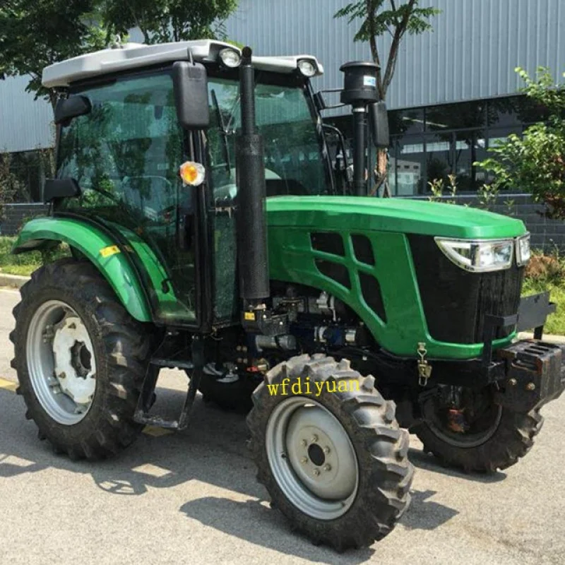 

New product：4X4 70hp AC Cabin tractor agricola traktor for agriculture diesel engine trator