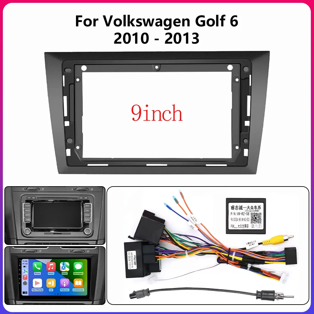 For VW Volkswagen GOLF 6 2010-2013 9