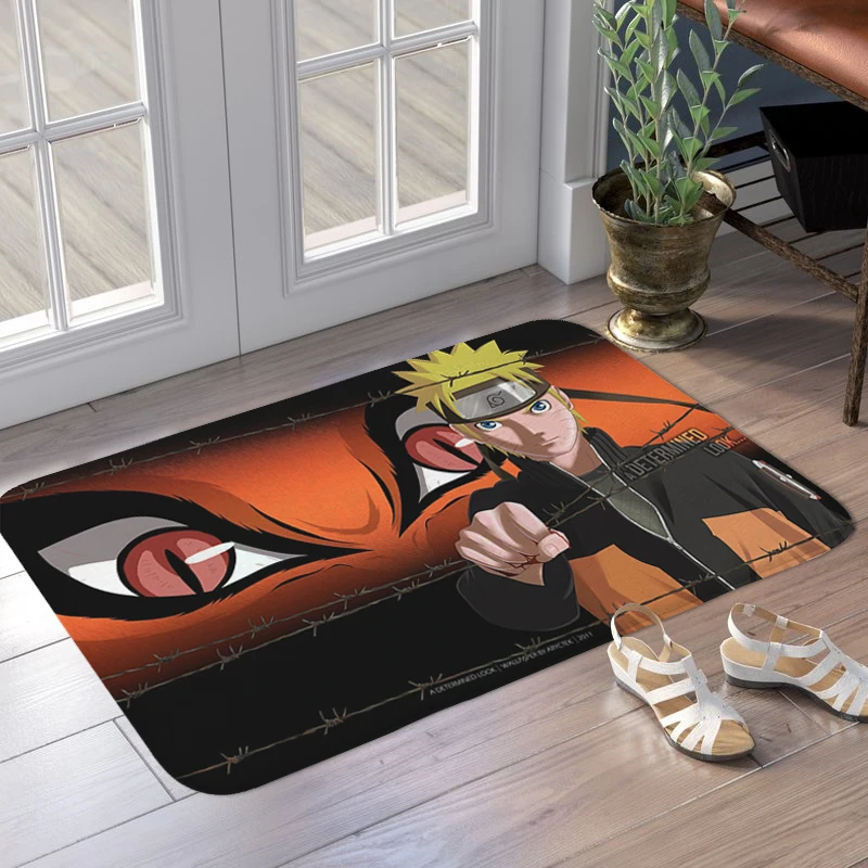 Interior Entrance Mat D-Narutos Anime Custom Doormat Living Room Floor Carpet Kitchen Balcony Bedroom Bath Rug Slip-resistant