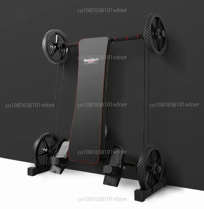 دراجة تمرين متعددة الوظائف، معدات رياضية لبطن الضفدع ذات الارتداد التلقائي، آلة فقدان الوزن، نظام اللياقة البدنية لإجمالي الجسم #4