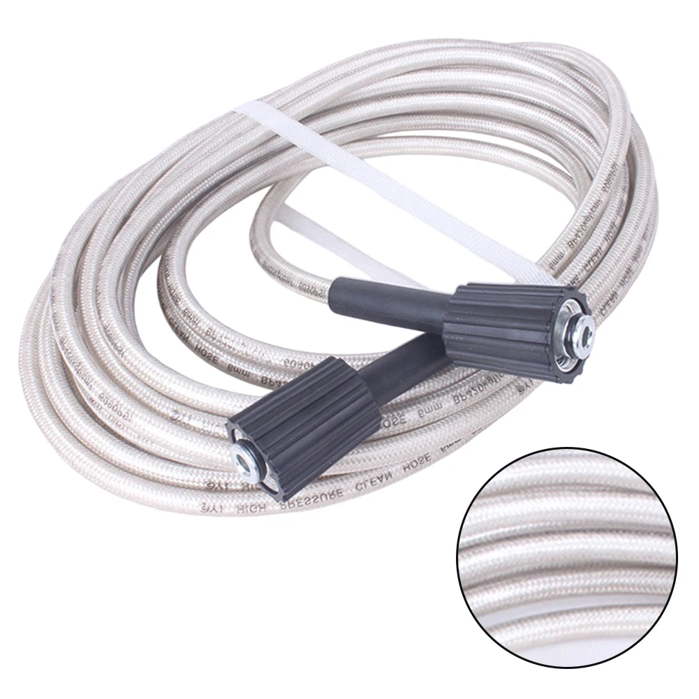 Easy Extension High Pressure Washer Hose M Length Drain Pipe Cleaning High Pressure Washer Hose M MaleM Male Connector