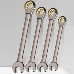 Ratchet Wrench 6-32mm, Combination Wrench, Dual-Use Wrench, Universal Repair Tool for Car and Motorcycle Maintenance