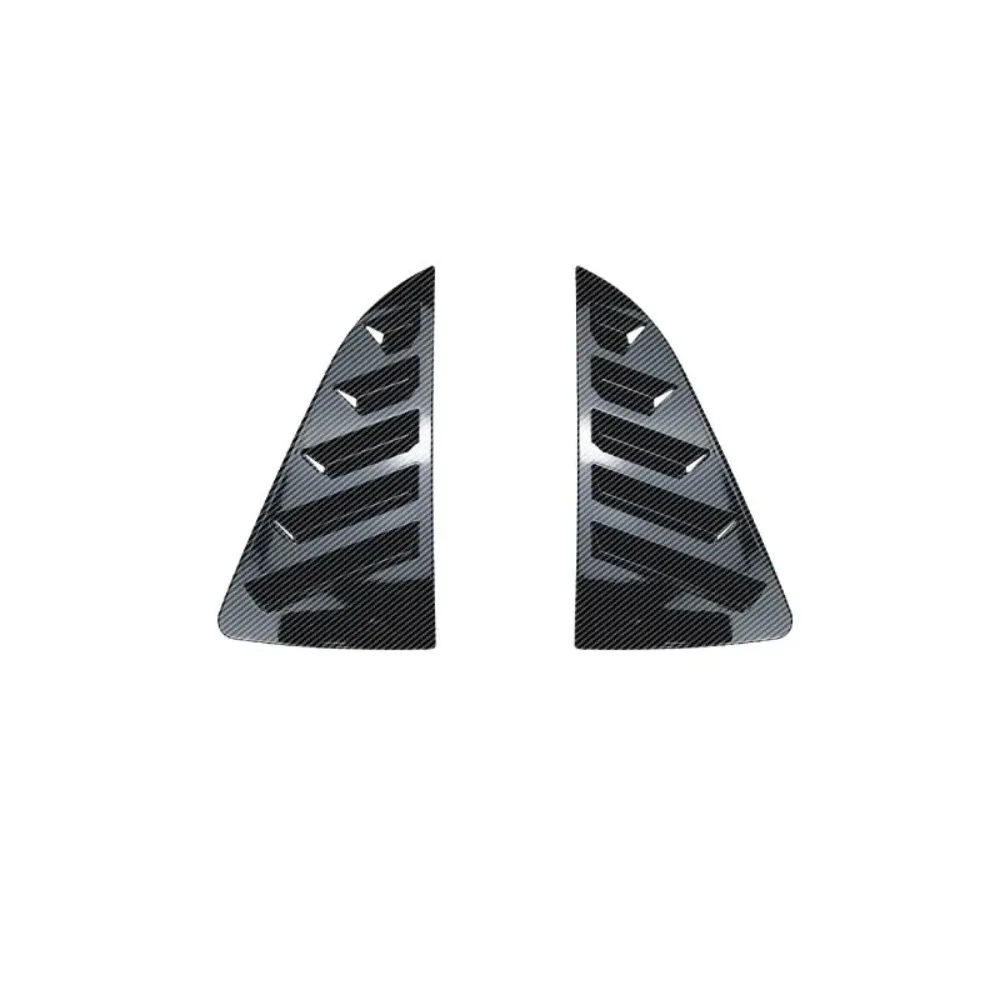 New Car Rear Window Louvers for Volkswagen Polo 6R 6C 2010-2017 Shutter Triangular Tuning Exterior Car Accessories Aftermarket view 2