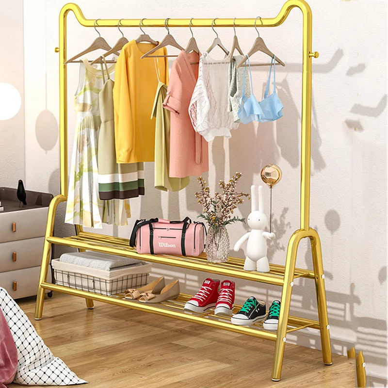 Nordic Library Clothing Rack Hanger Standing Wall Clothing Rack Wardrobes Hat Moveis Para Casa Furniture Living Room LQQ35XP