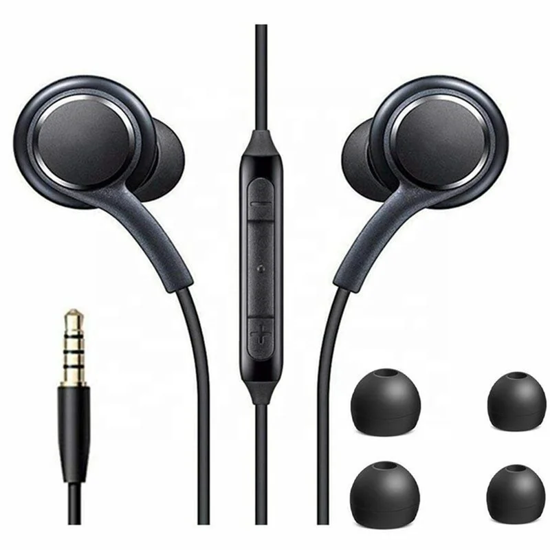 

100Pcs 3.5mm jack In-ear Wired Headphone For EO-IG955 with Microphone Earphones Bass Headset for Samsung Galaxy S9 S10 HTC Phone