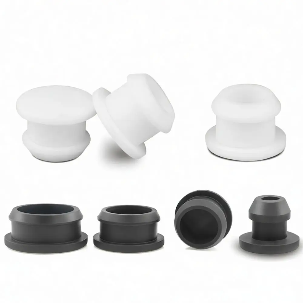 Soft Silicone Grommet Plug Hole Stopper Round Cover Waterproof Sealing Cap For Mechanical Equipment Hardware Pipeline Protection